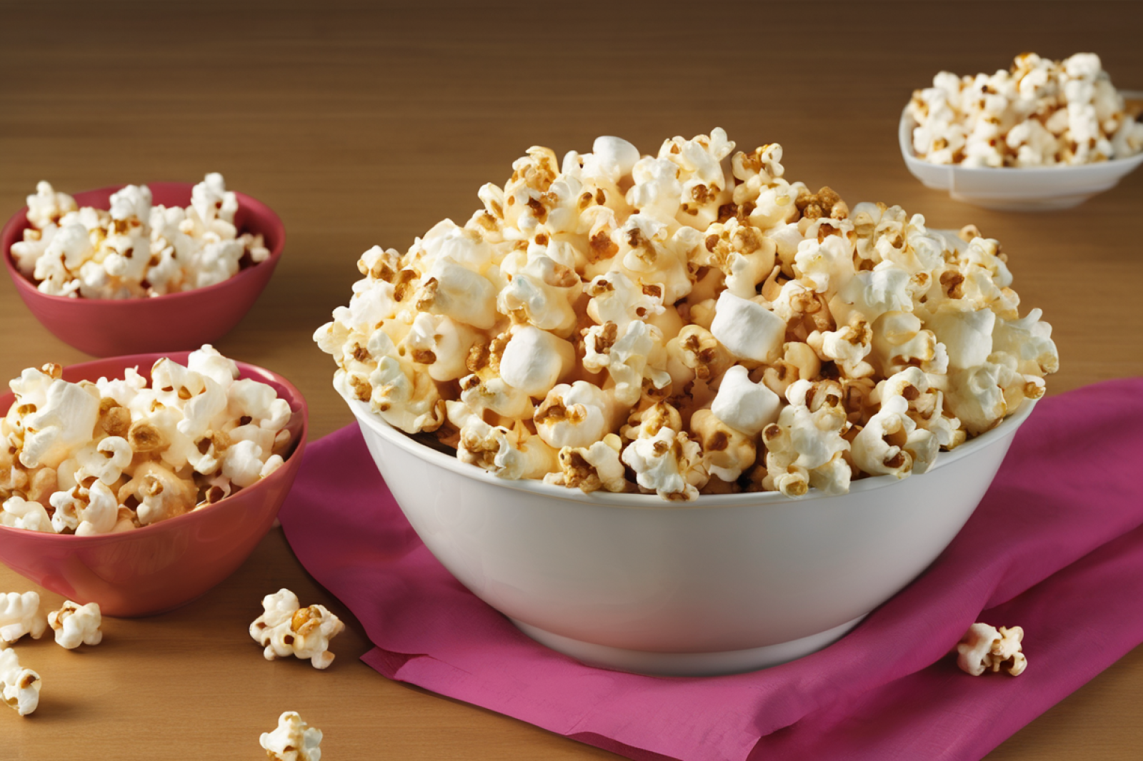 Sweet Caramel Popcorn Treats