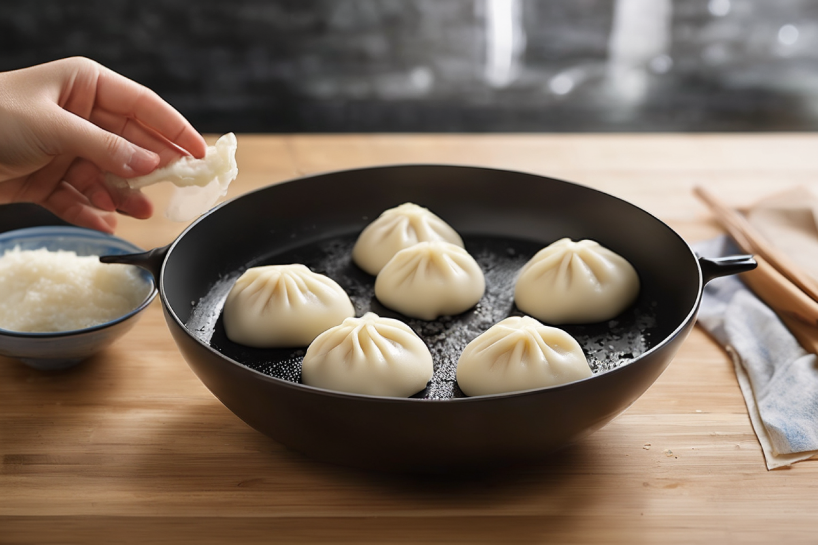 Delicate Pork Bao Buns