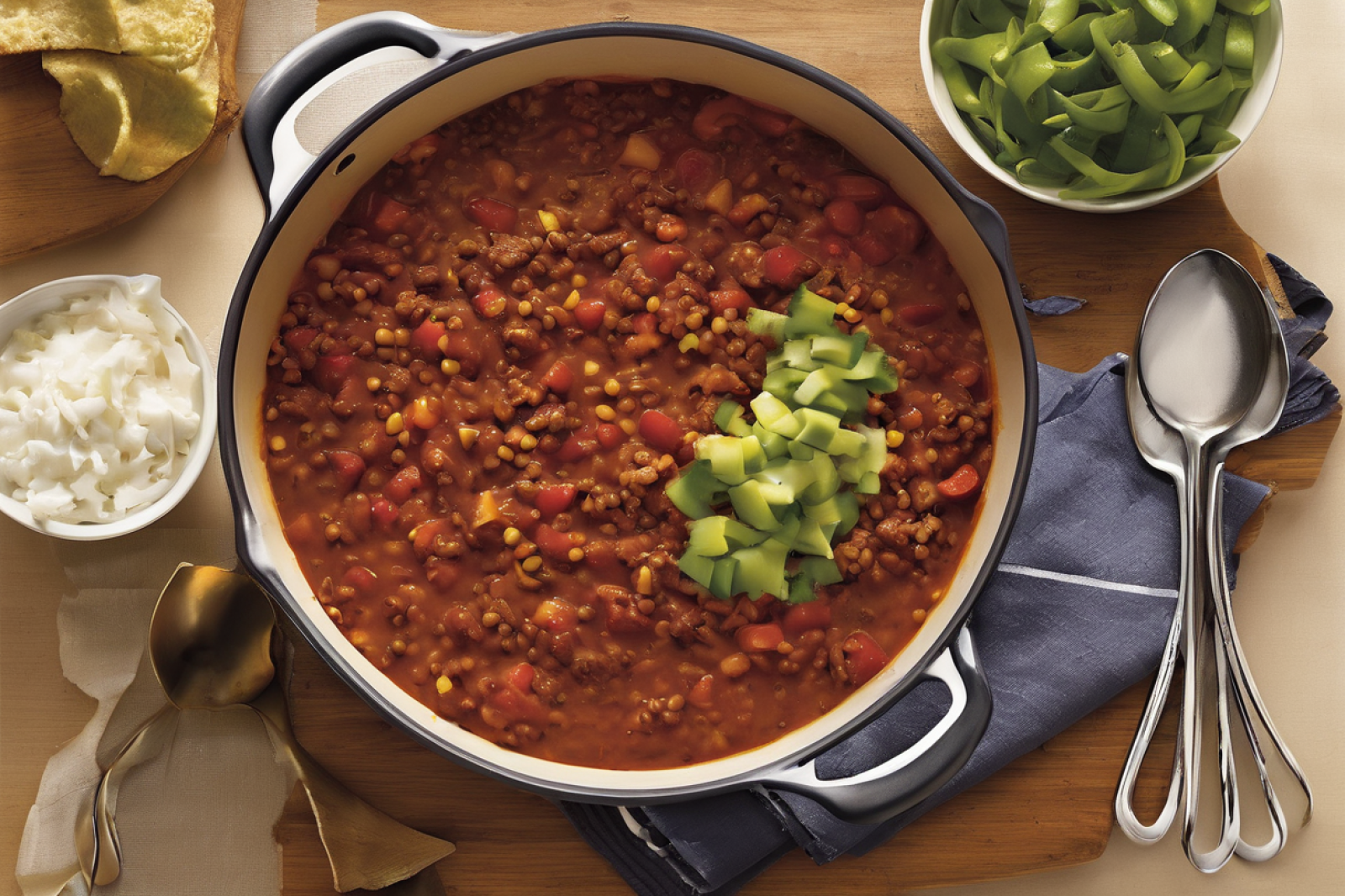 Spooky Turkey and Lentil Chili