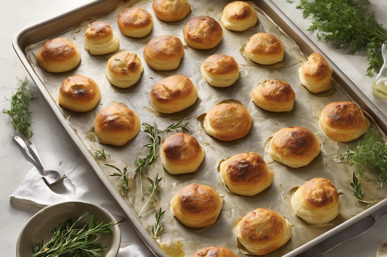 Herb-Infused Puff Delights