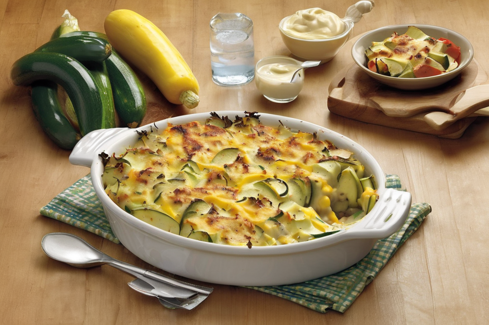 Savory Vegetable Casserole with Cheese Sauce
