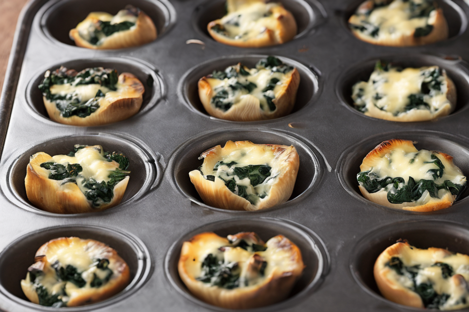 Savory Spinach and Cheese Stuffed Mushrooms