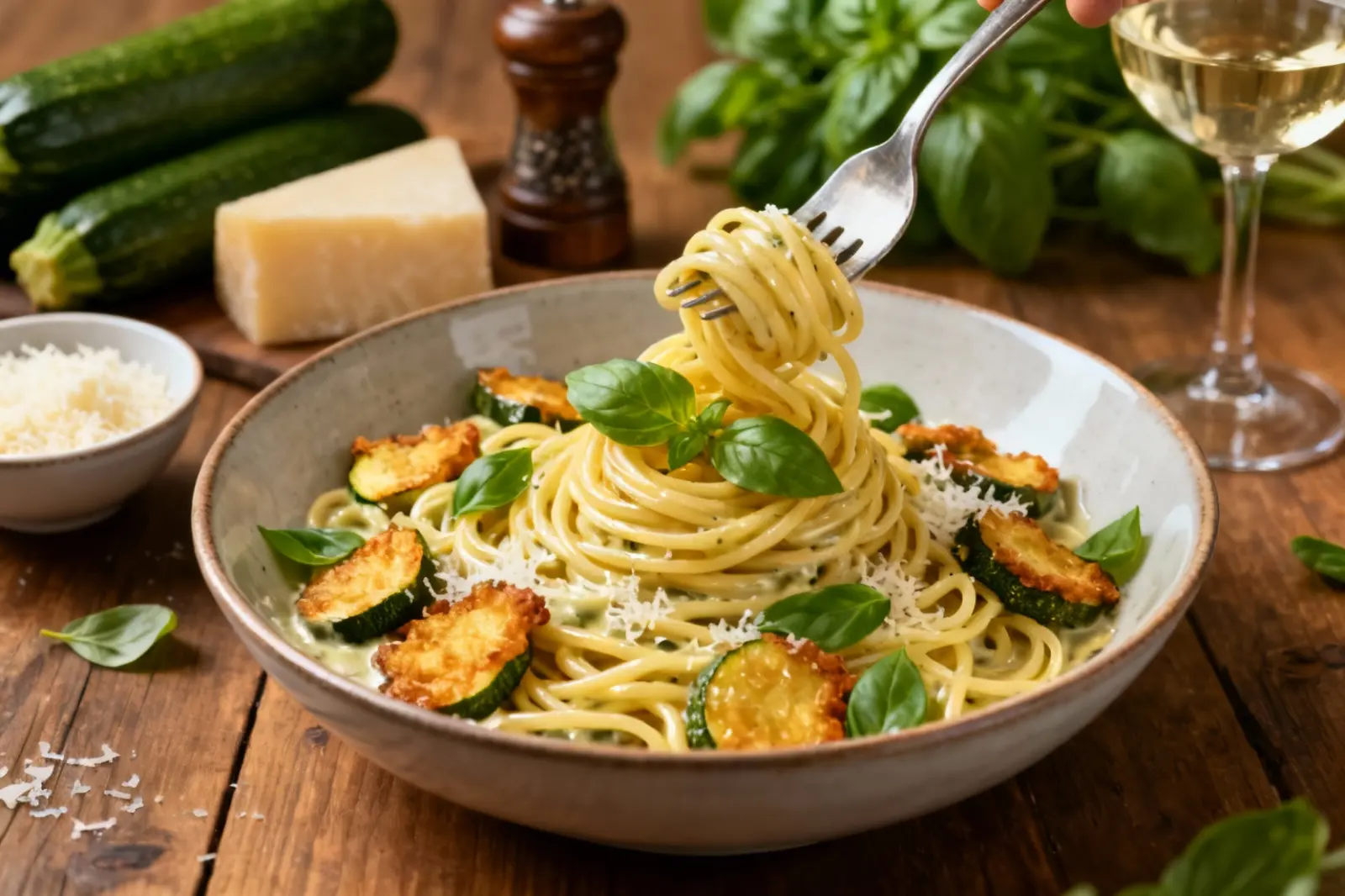 Zucchini Spaghetti Delight Inspired by Stanley Tucci