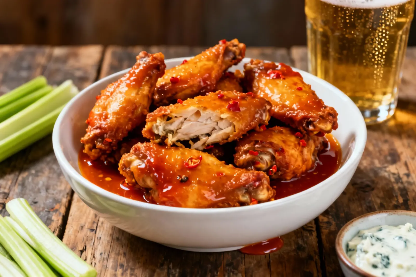 Zesty Thai Chicken Wings