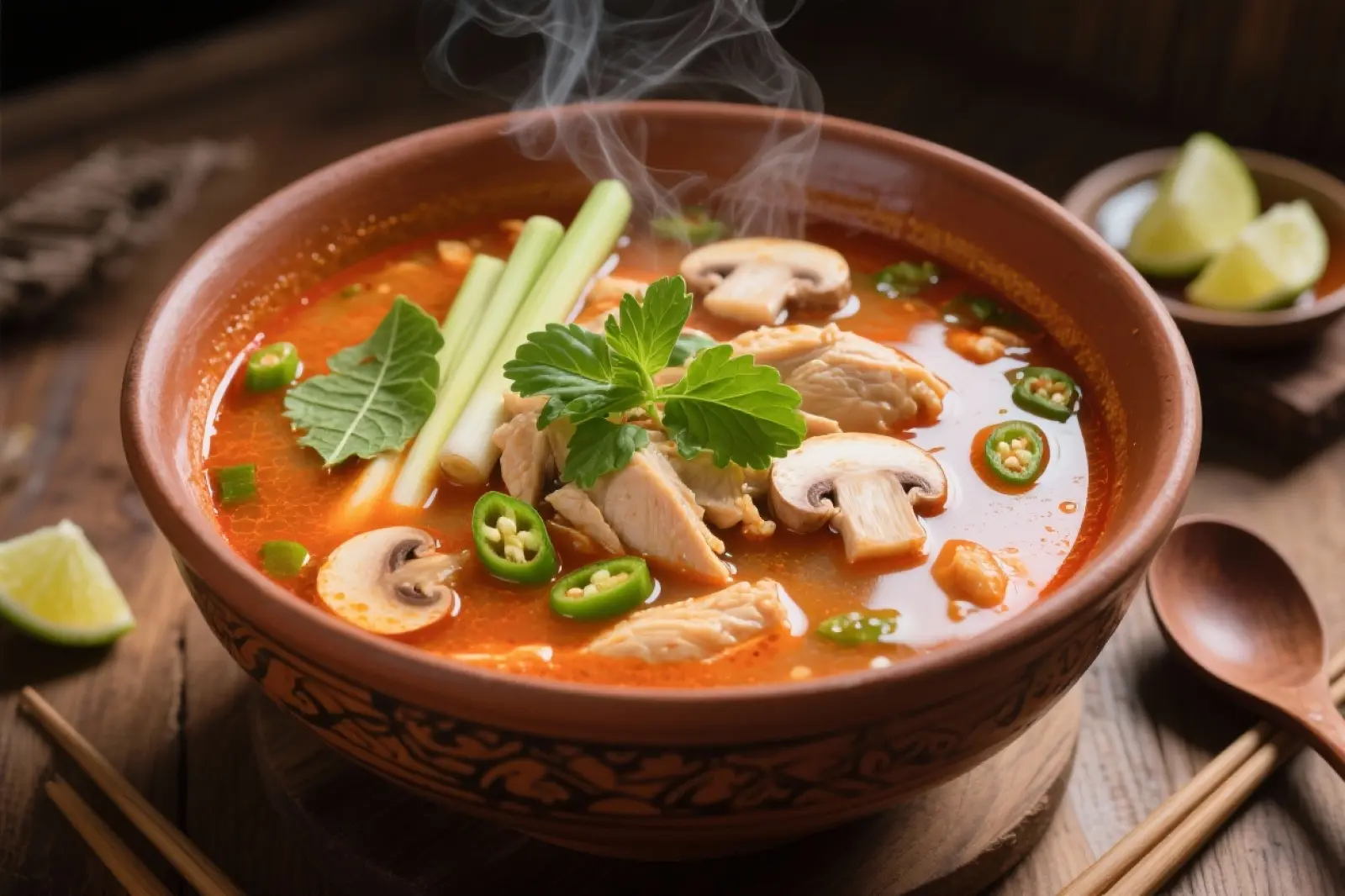 Zesty Thai Chicken Broth