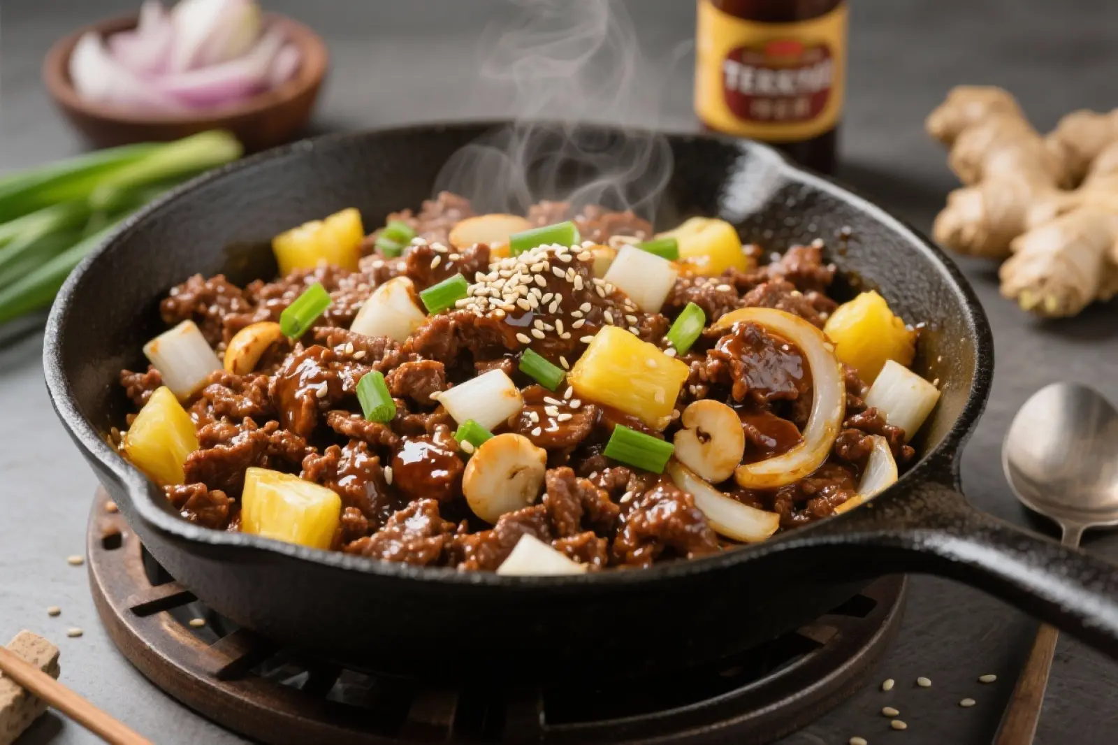 Savoury Teriyaki Beef Stir-fry Delight