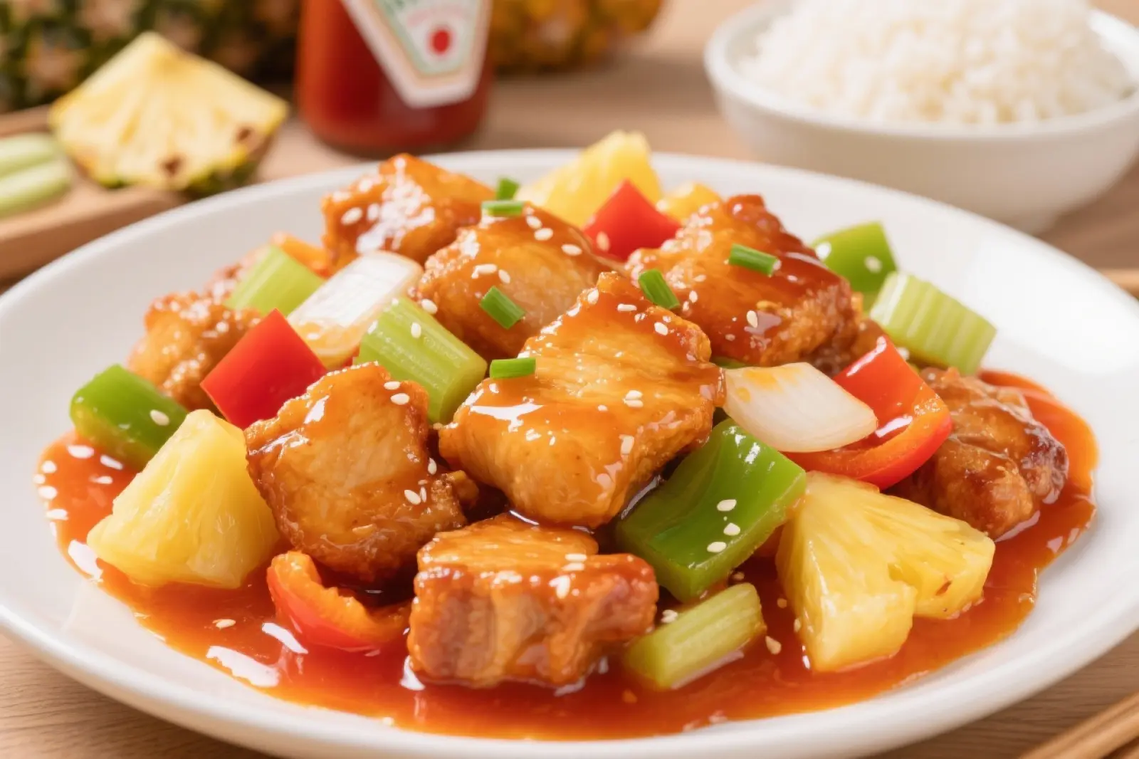 Crispy Tangy Pork Stir-Fry