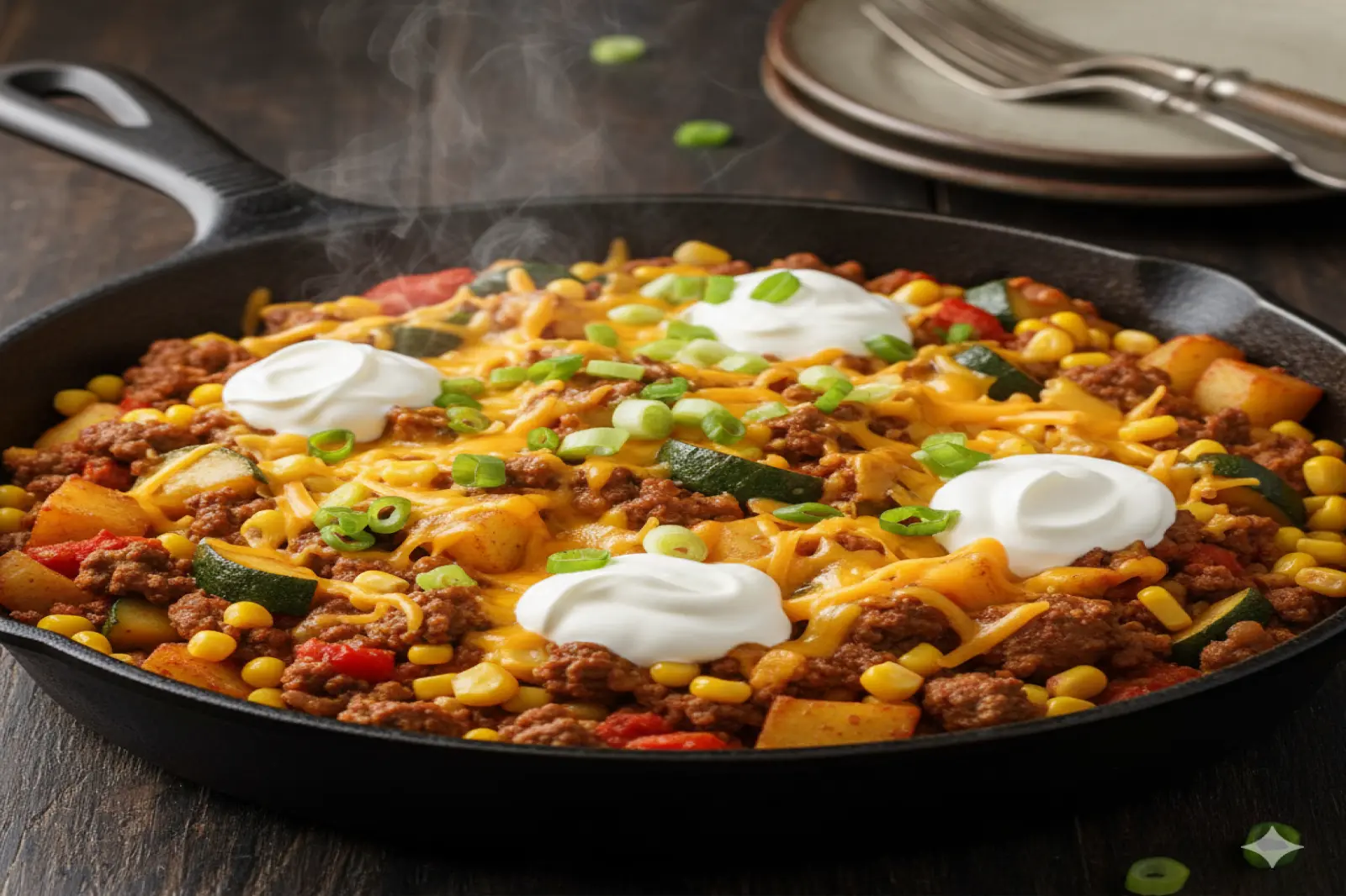 Zesty Tex-Mex Beef and Potato Stir-Fry