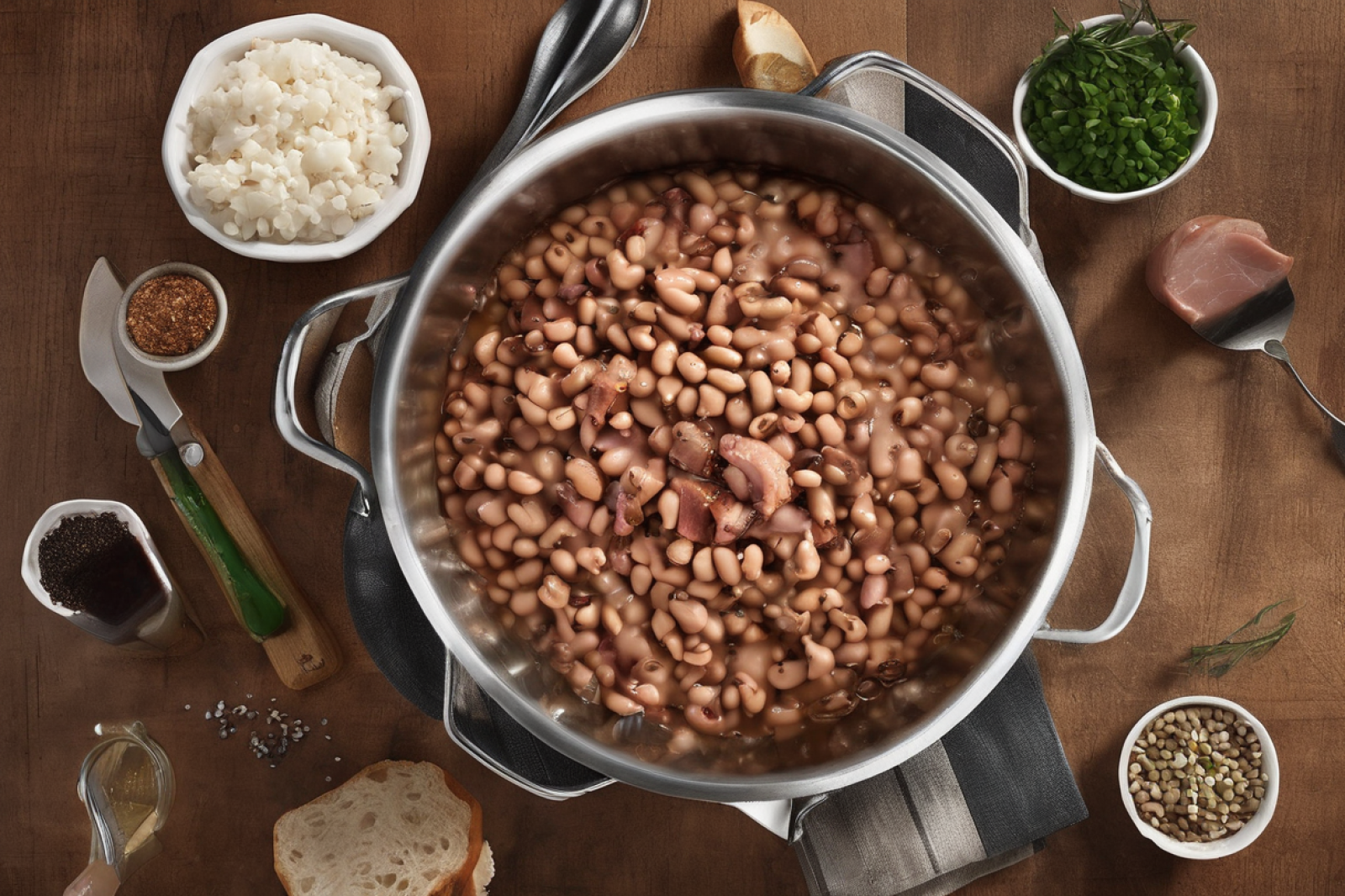 Savory Black-Eyed Peas with Smoked Turkey