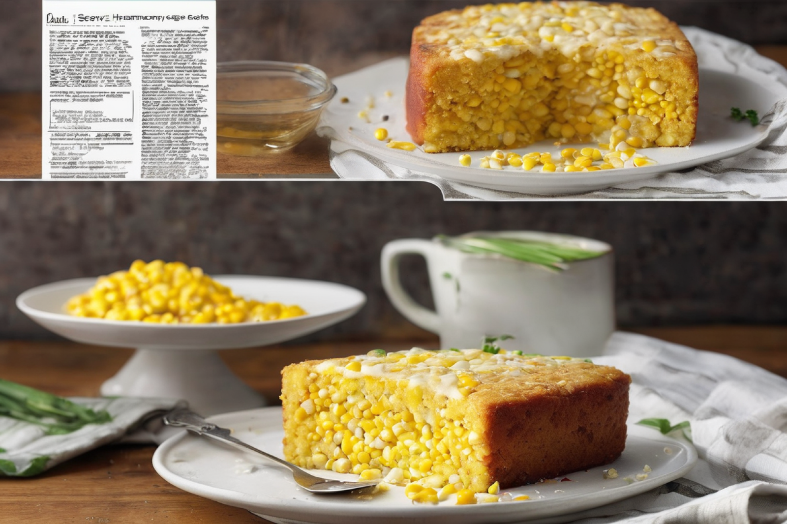 Savory Corn Harmony Cake