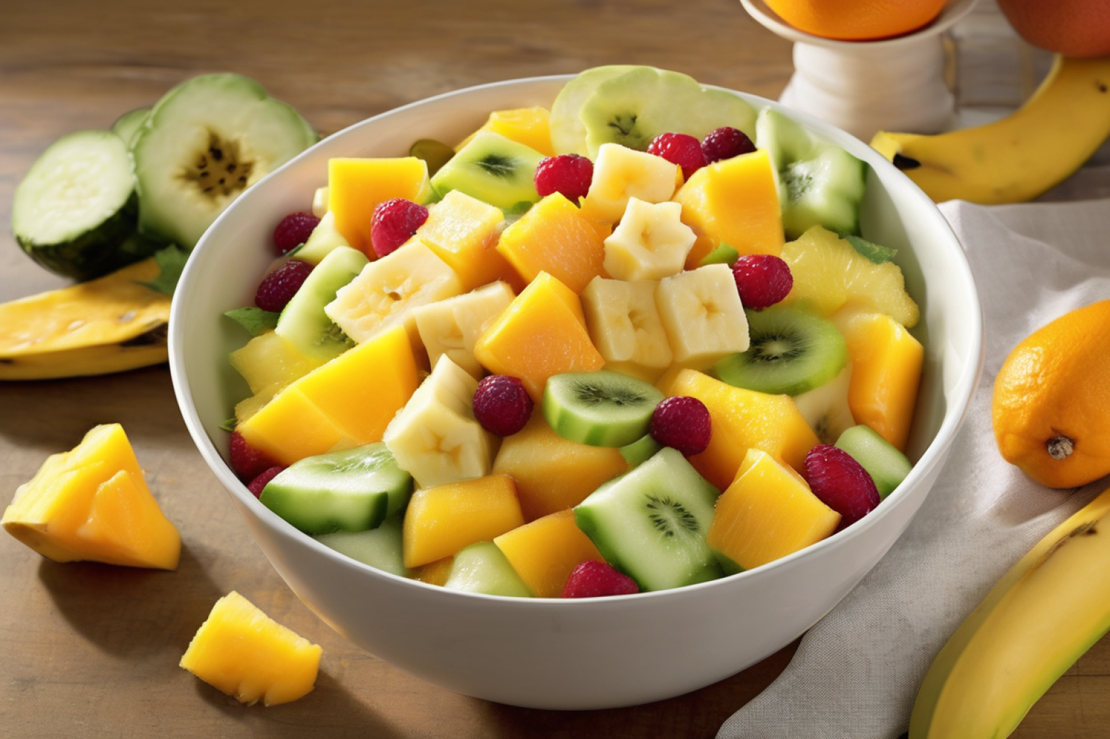 Vibrant Tropical Fruit Salad