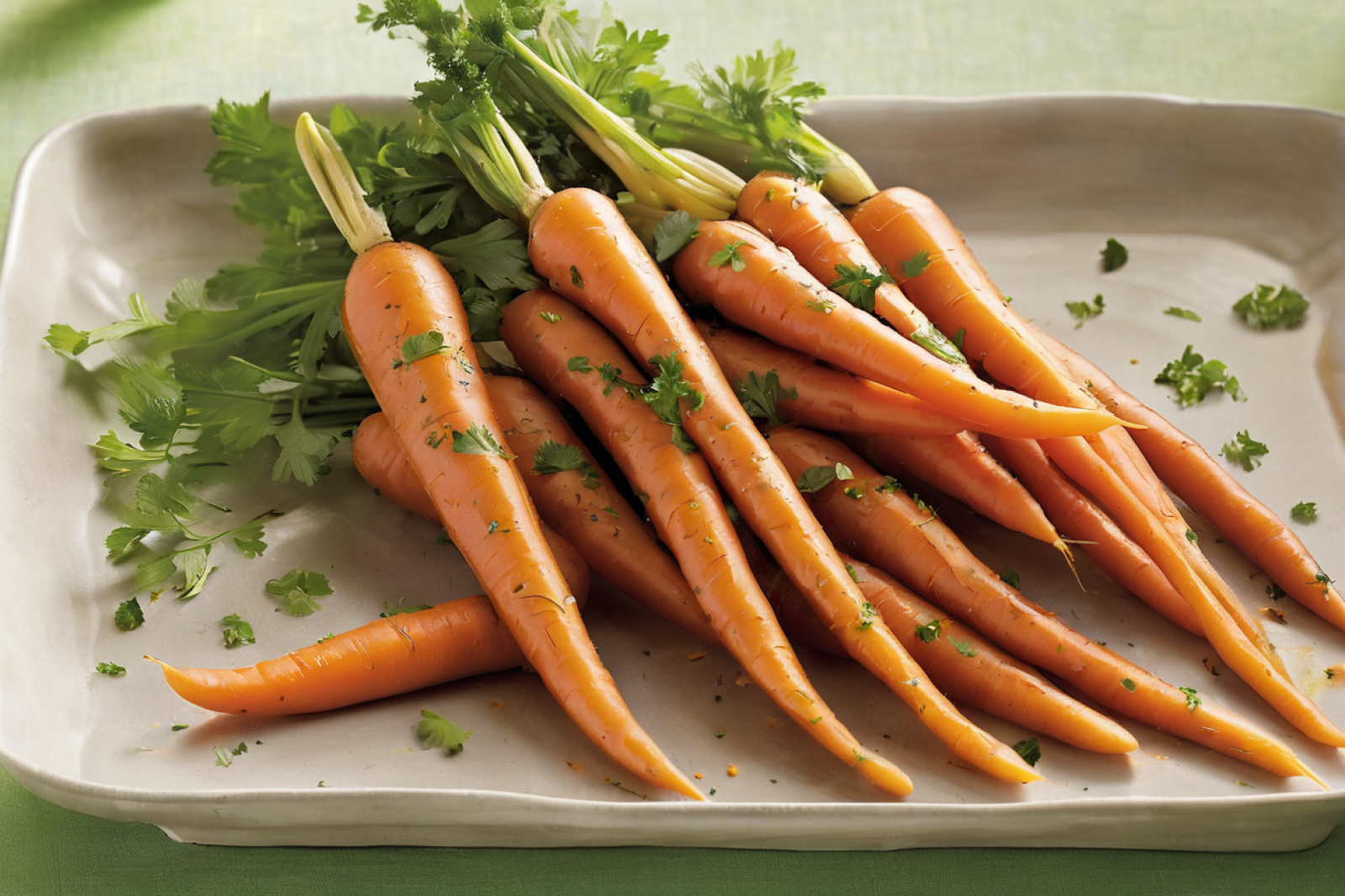 Tamarind-Glazed Carrots with White Bean Dip