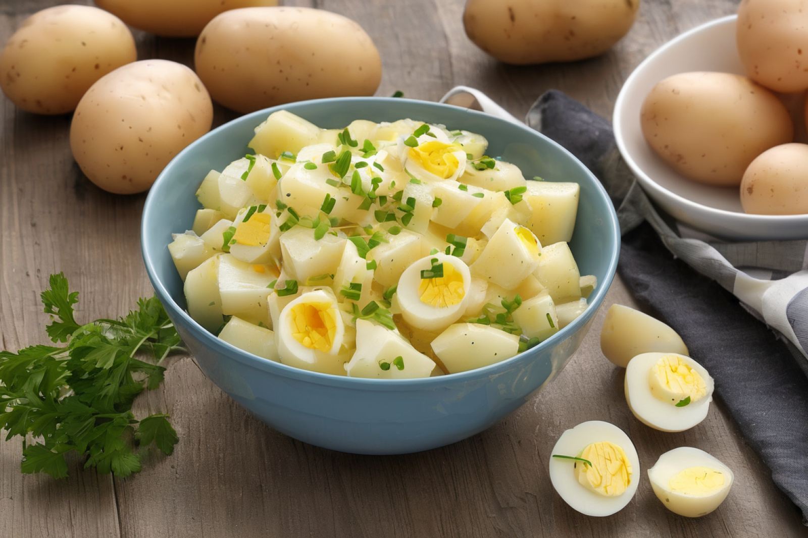 Tangy Potato Egg Salad Extravaganza