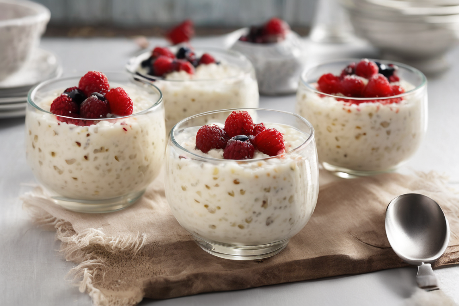 Velvety Tapioca Rice Pudding