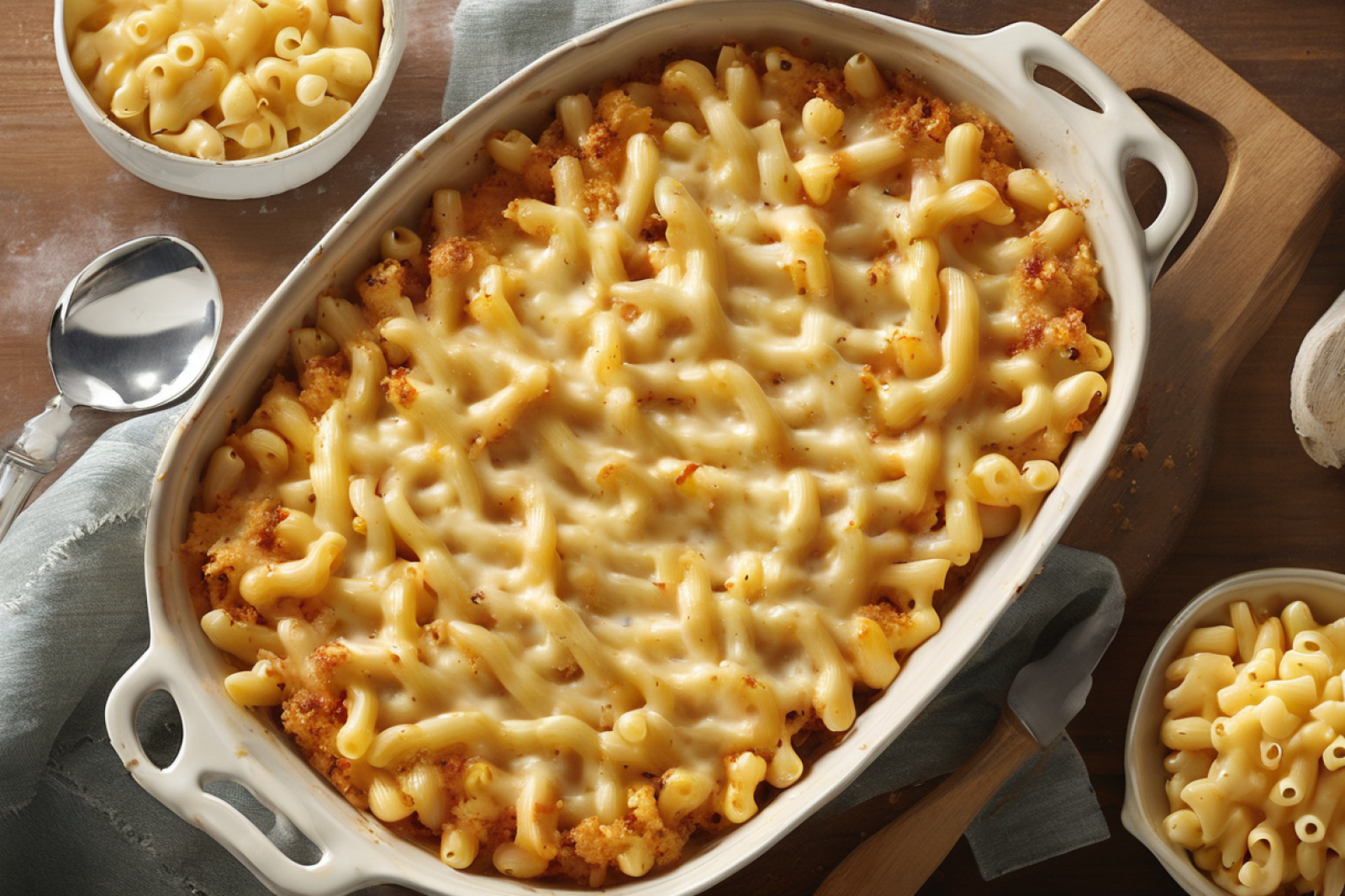 Cheesy Baked Macaroni Delight