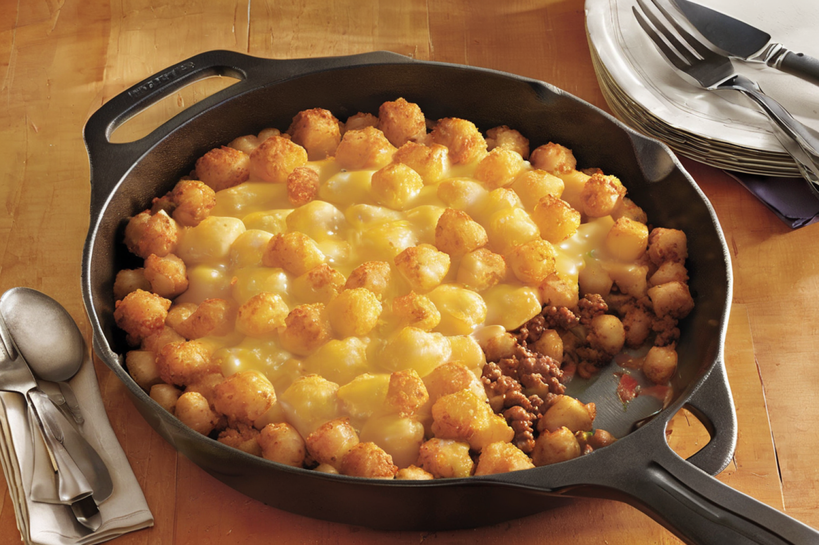 Golden Tater Tot Casserole