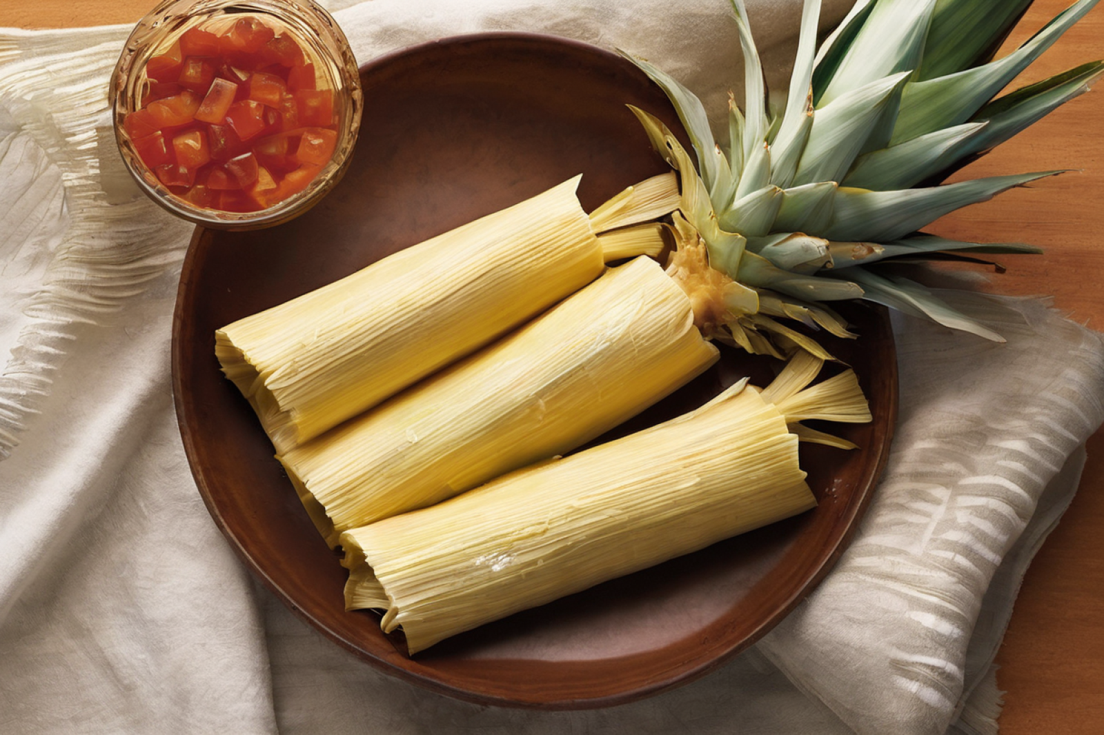 Tropical Coconut Pineapple Tamales