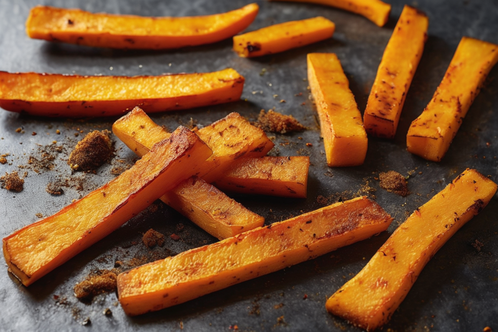 Spicy Air-Fried Butternut Squash Fries