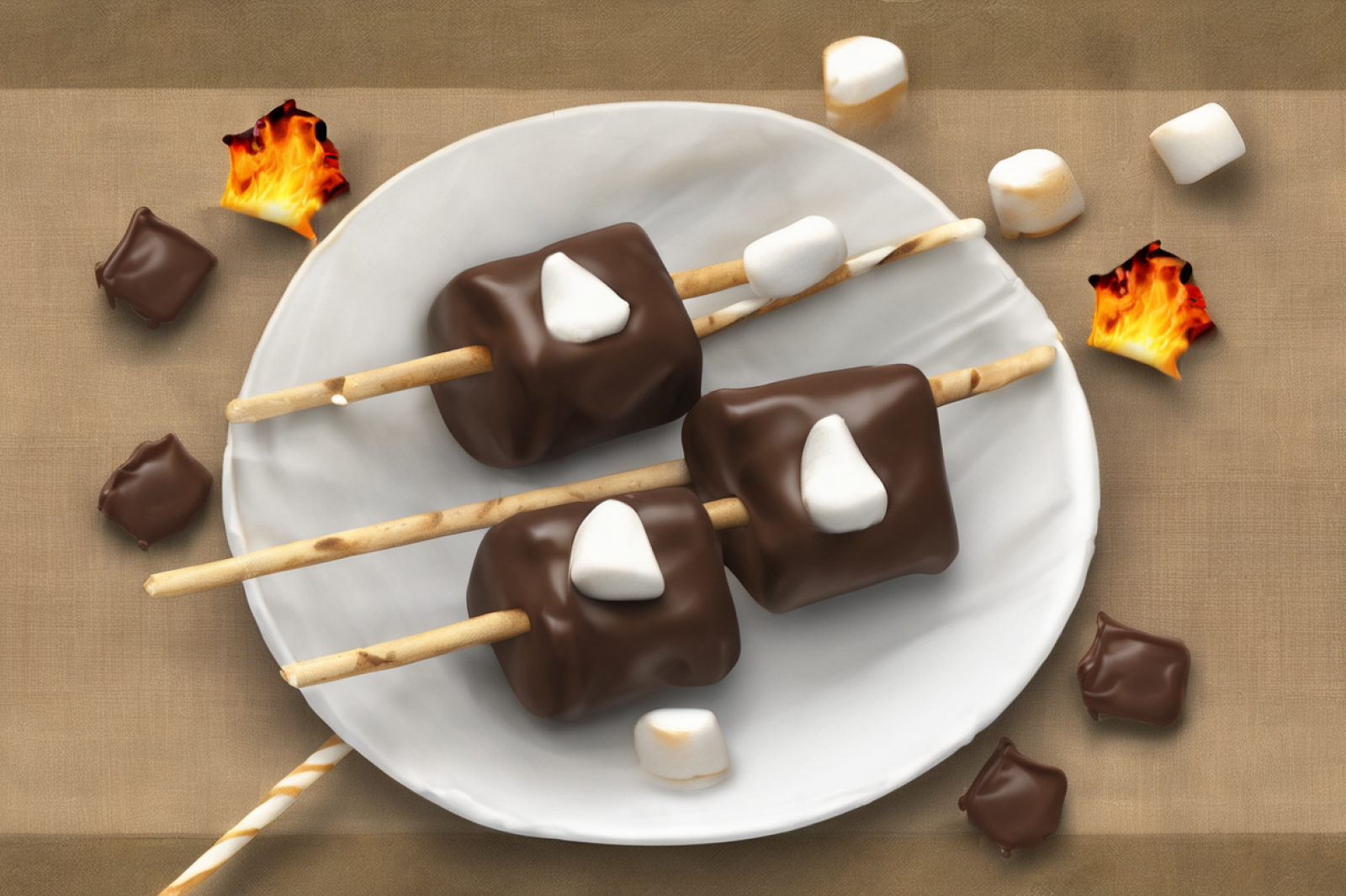 Chocolate Marshmallow Campfire Treats