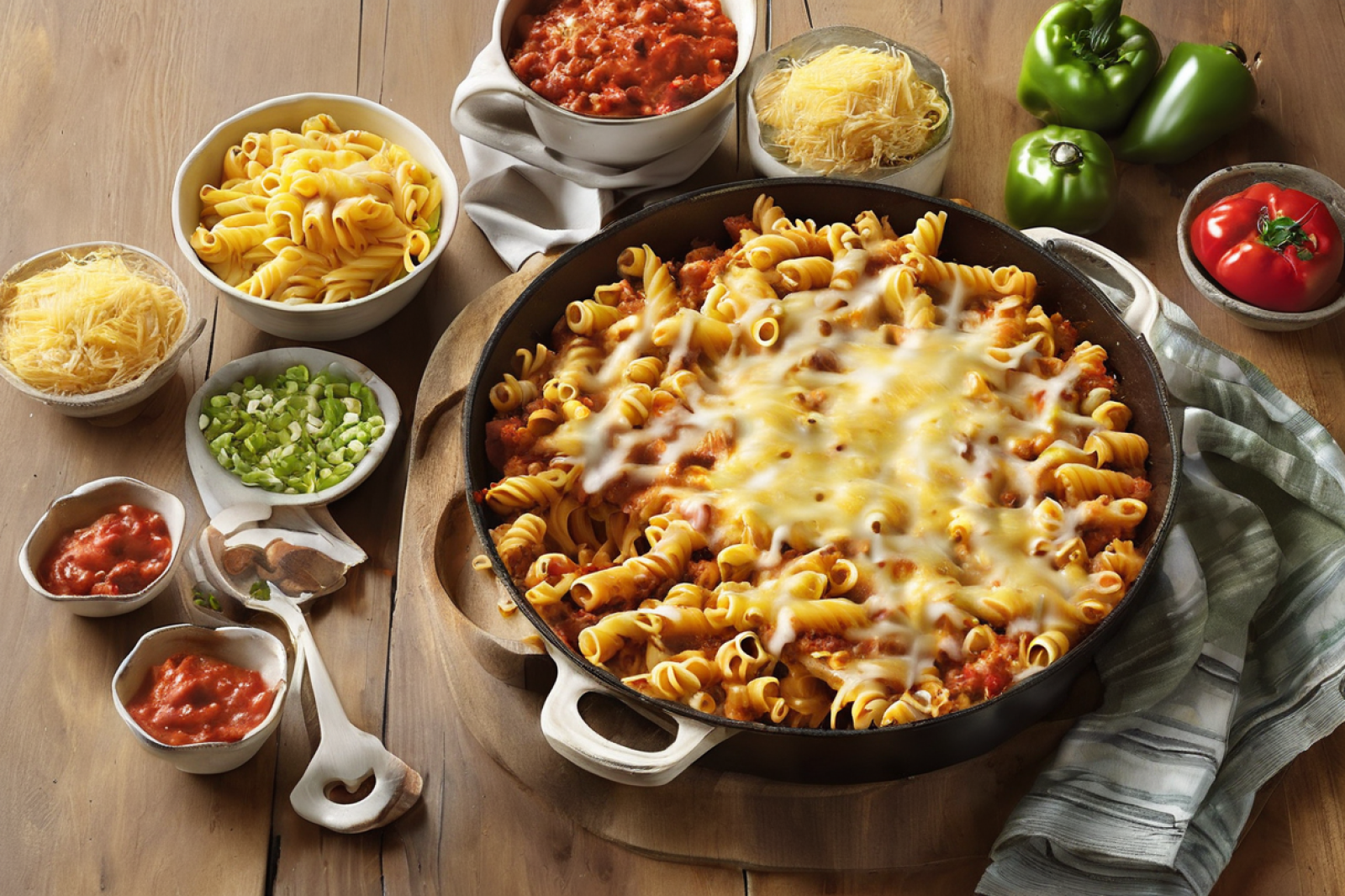 Spicy Tex-Mex Pasta Bake