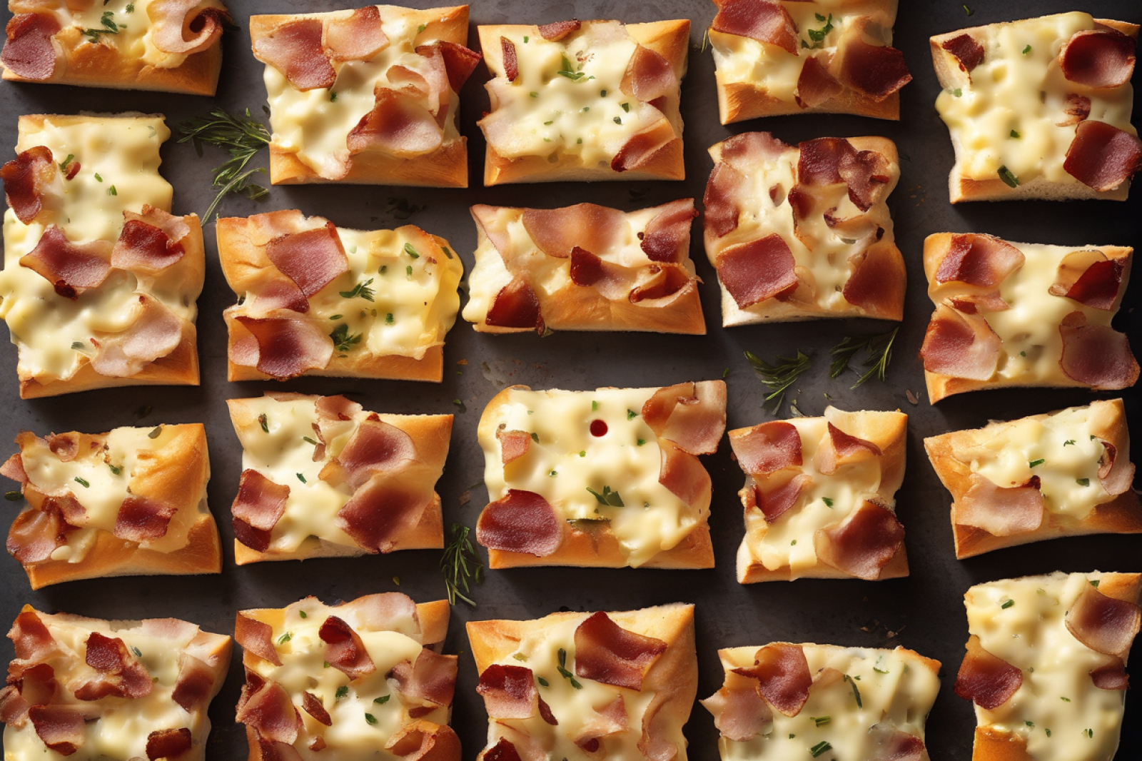 Savory Cheese and Bacon Bread Bake