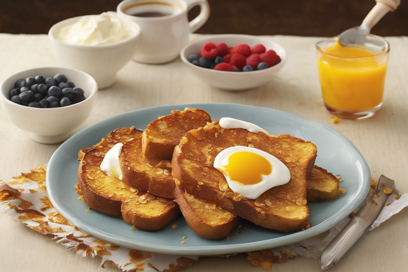 Heavenly Cornflake French Toast