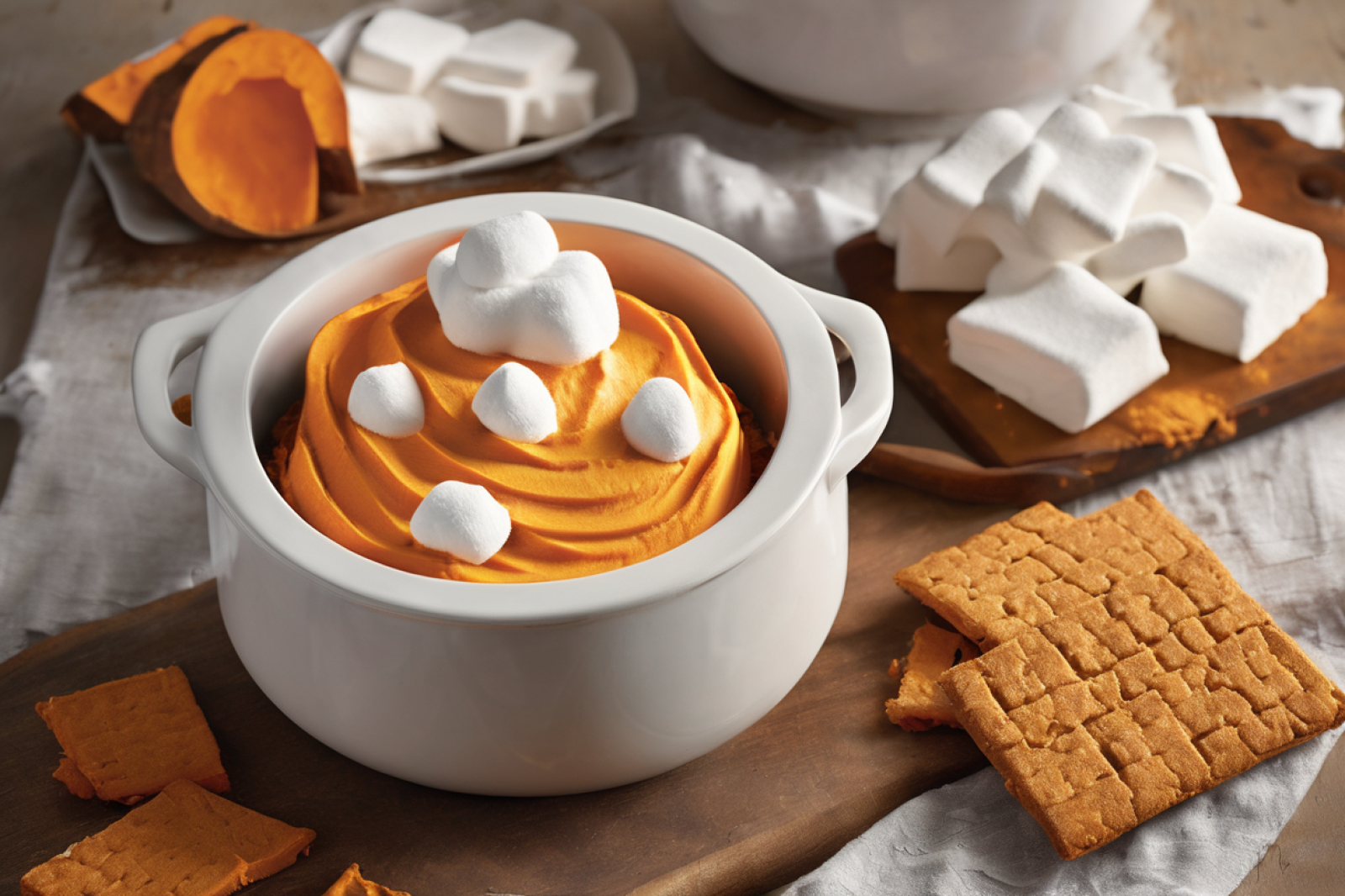 Sweet Potato Bliss with Marshmallow Cloud