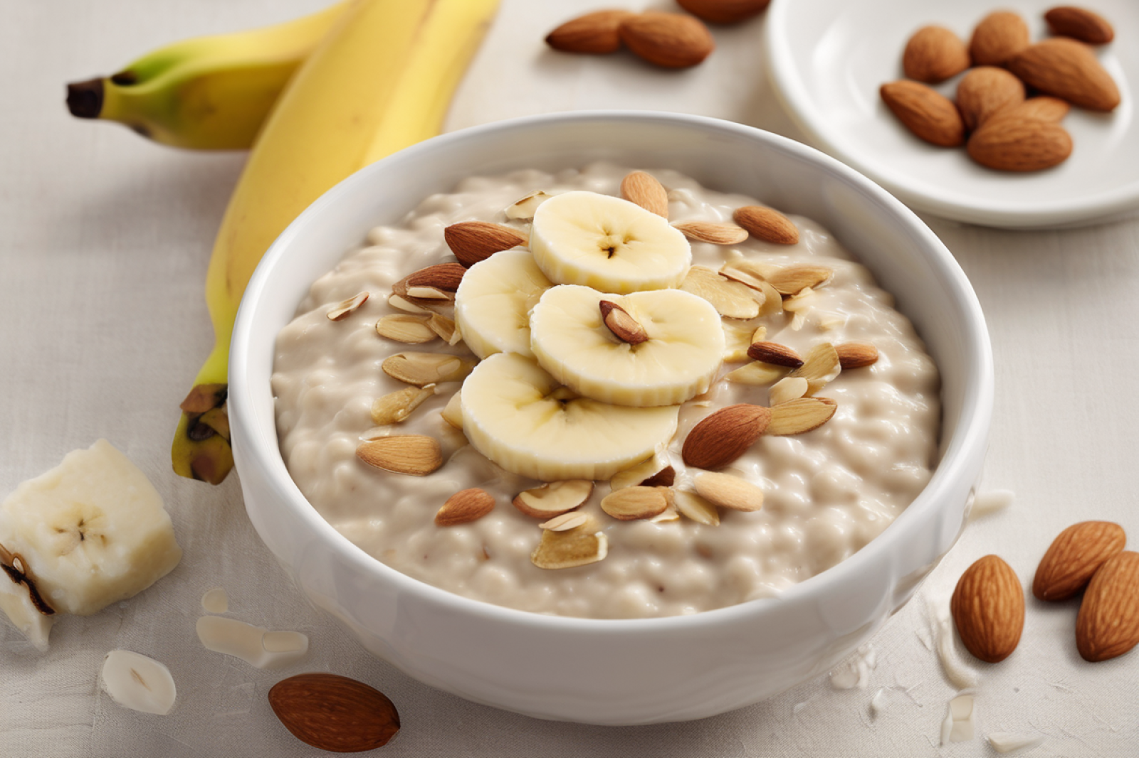 Creamy Almond Banana Oatmeal Delight