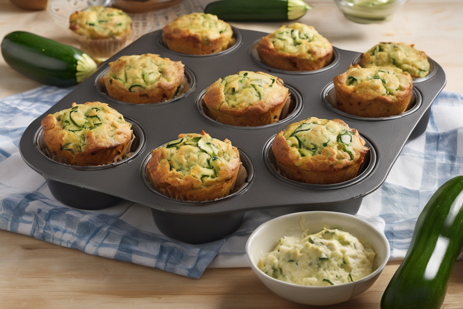 Savory Zucchini Muffins