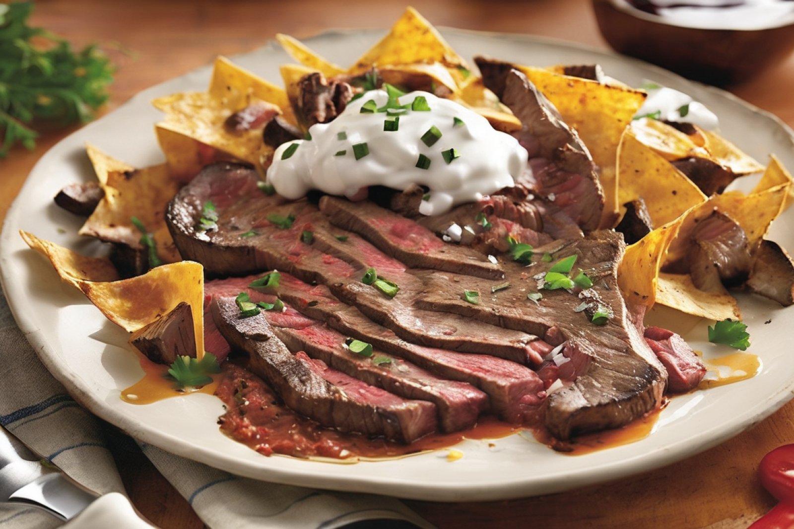 Savory Steak Nacho Indulgence