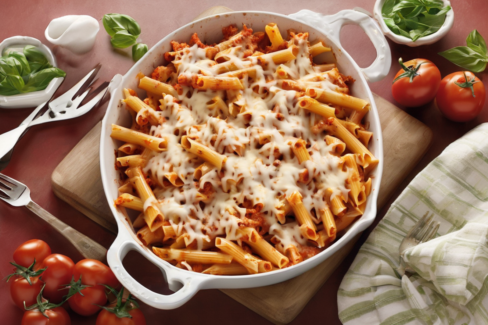 Cheesy Ziti Delight