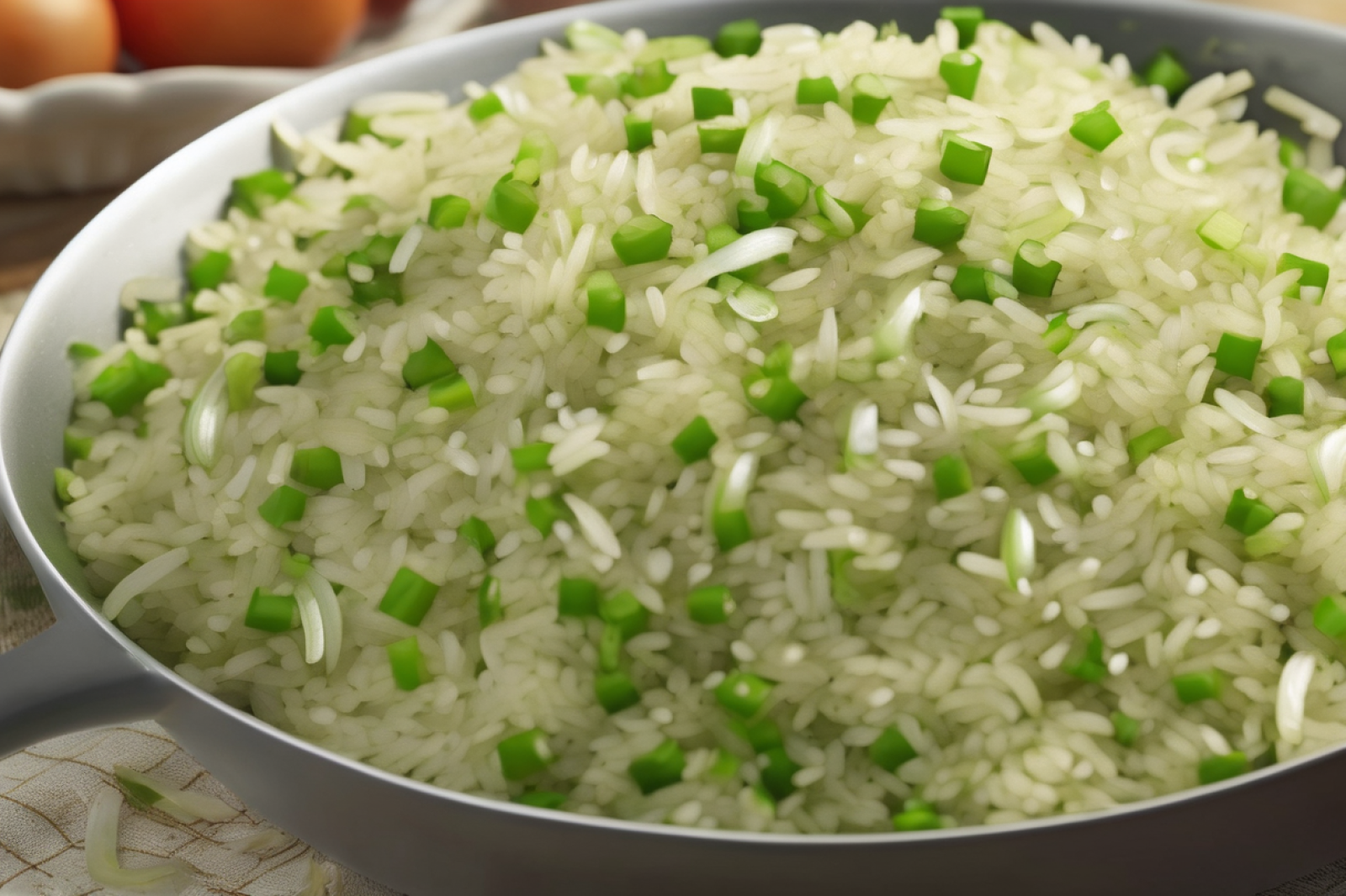 Vibrant Green Rice Medley