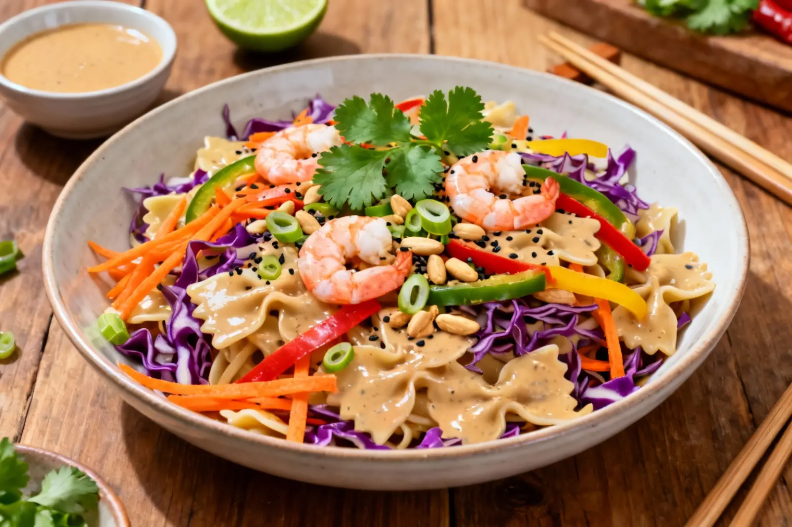 Vibrant Thai Noodle Salad
