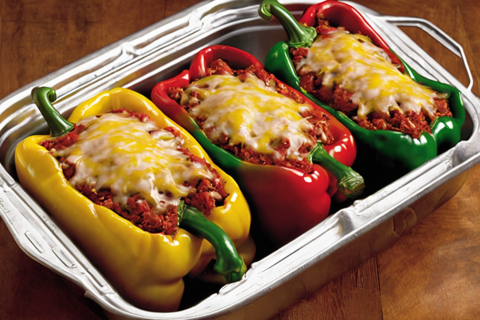 Herbed Turkey-Stuffed Peppers