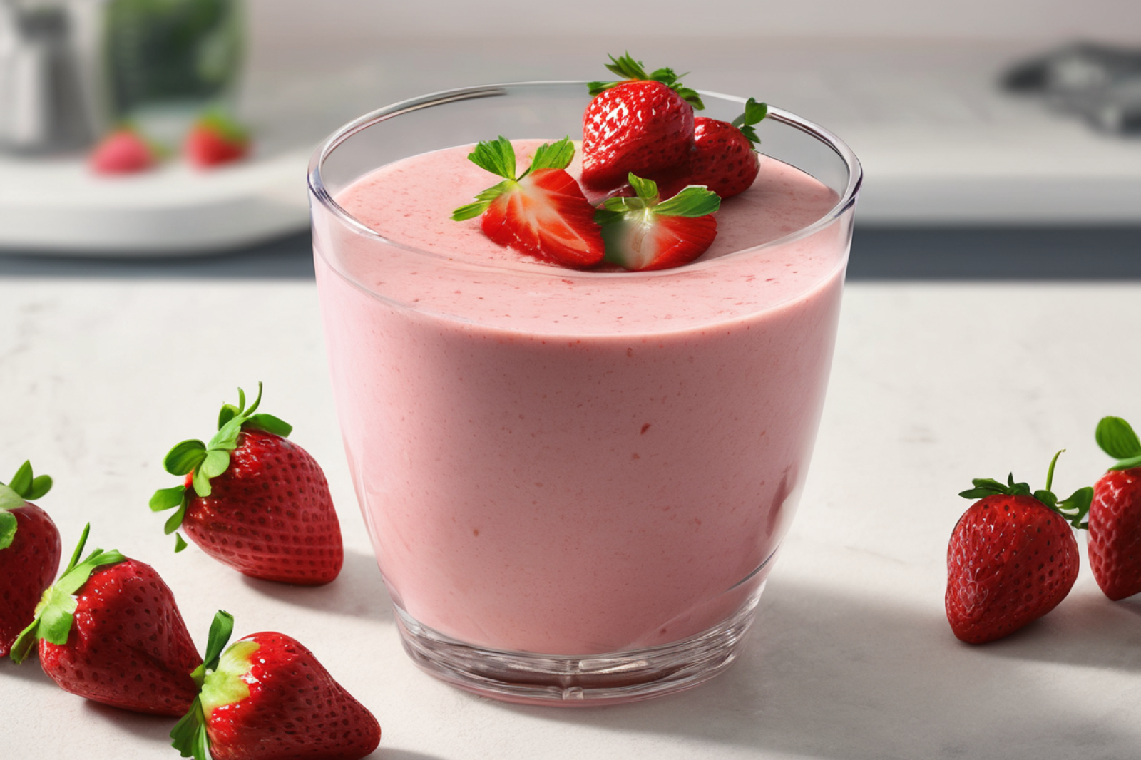Creamy Strawberry Delight Smoothie