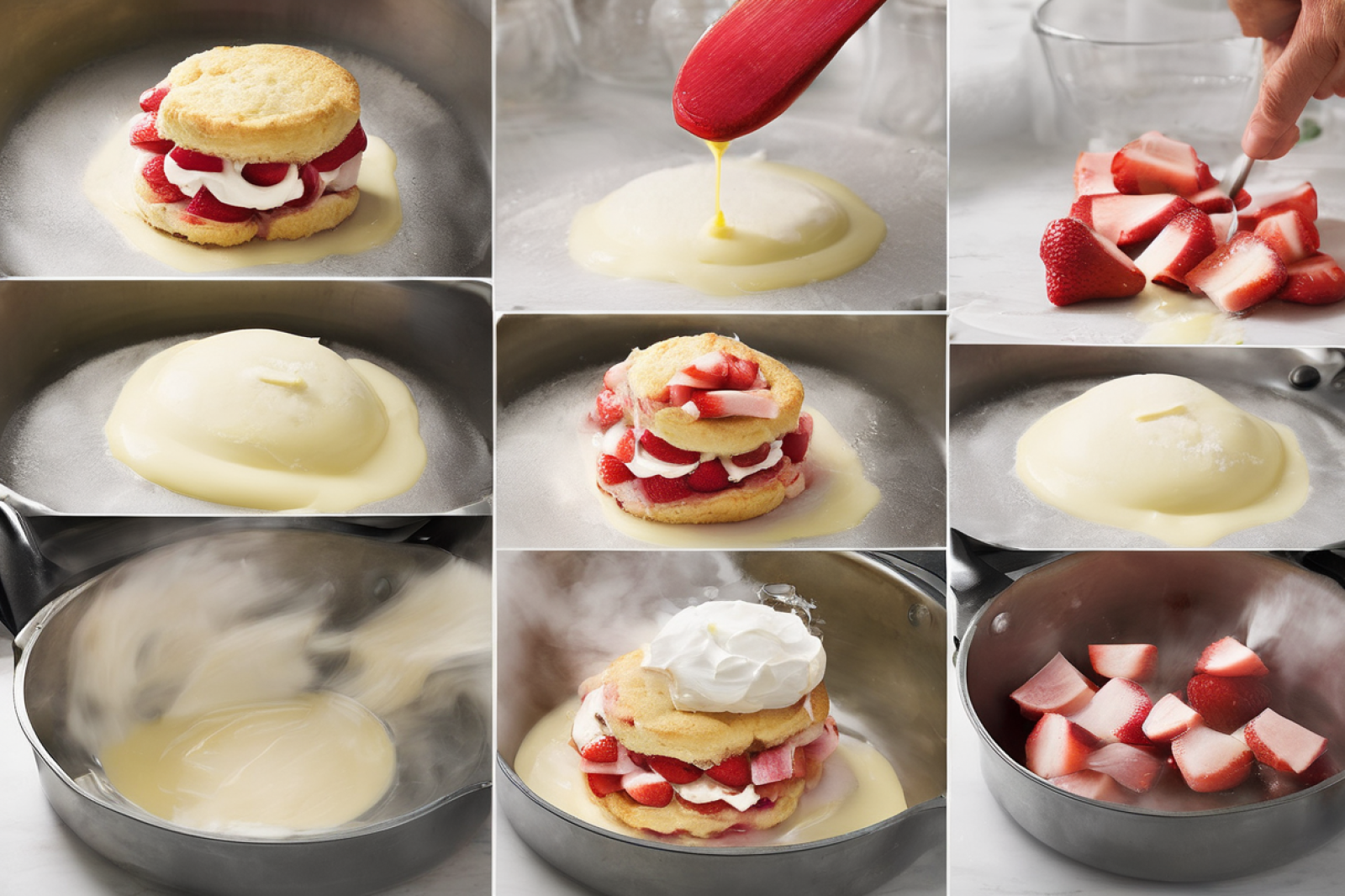 Rhubarb Strawberry Bliss Shortcakes