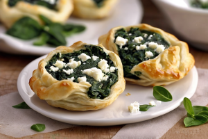 Herbed Spinach and Feta Puff Pastry Bites