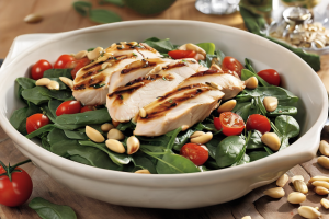 Avocado Chicken Spinach Delight