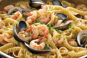 Citrusy Seafood Pasta Delight