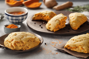 Peppered Sweet Potato Scones