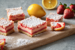 Citrus Strawberry Bliss Bars